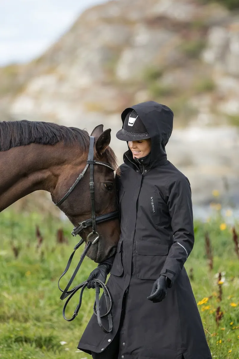 Stierna Stella Ladies Winter Long Coat Black-4